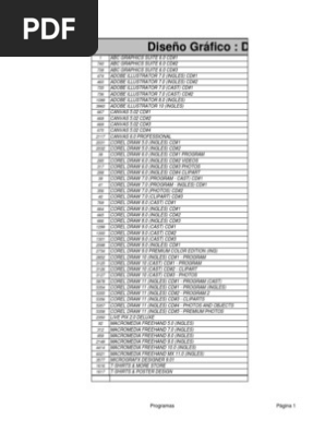 Listado De Cds Completos 2 Pdf Adobe Dreamweaver Oracle Corporation