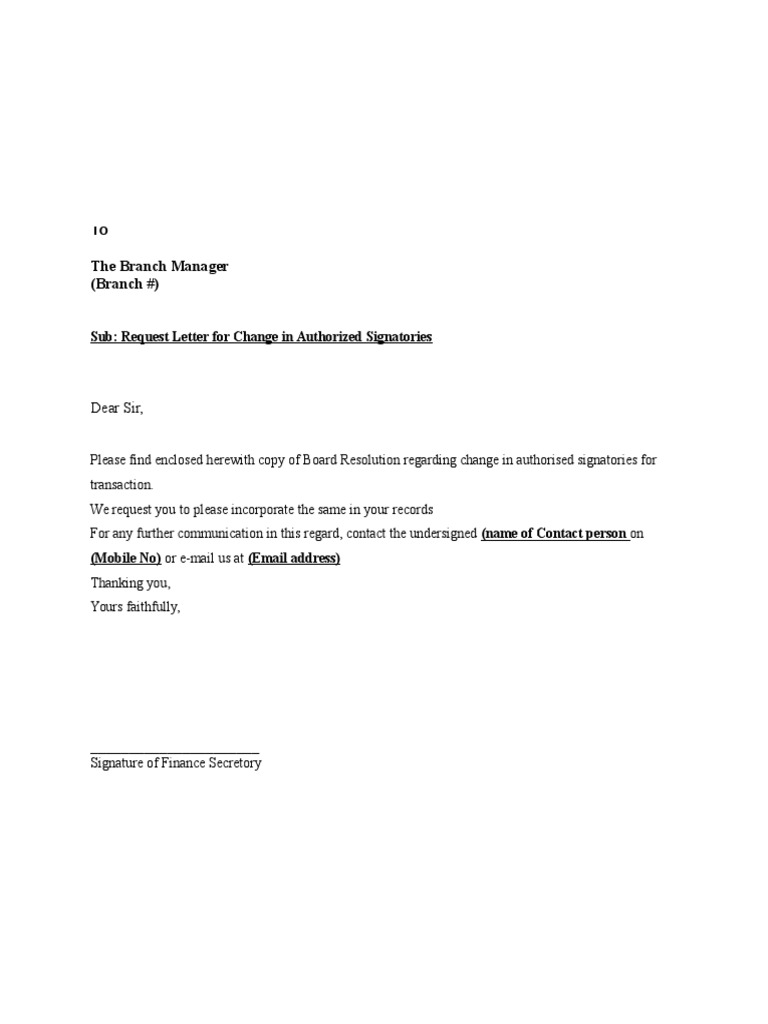 Request Letter For Change In Authorized Signatories doc