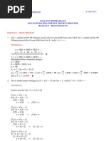 Soal Dan Pembahasan Osn Matematika 2011 Bagian A Isian Singkat Tingkat Provinsi