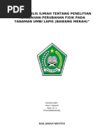 Download KARYA TULIS ILMIAH TENTANG PENELITIAN PERUBAHAN-PERUBAHAN FISIK PADA TANAMAN UMBI LAPIS BAWANG MERAH by S-Cliquers LupPh K-Cliquers SN134859479 doc pdf