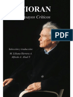 Cioran Ensayos Criticos