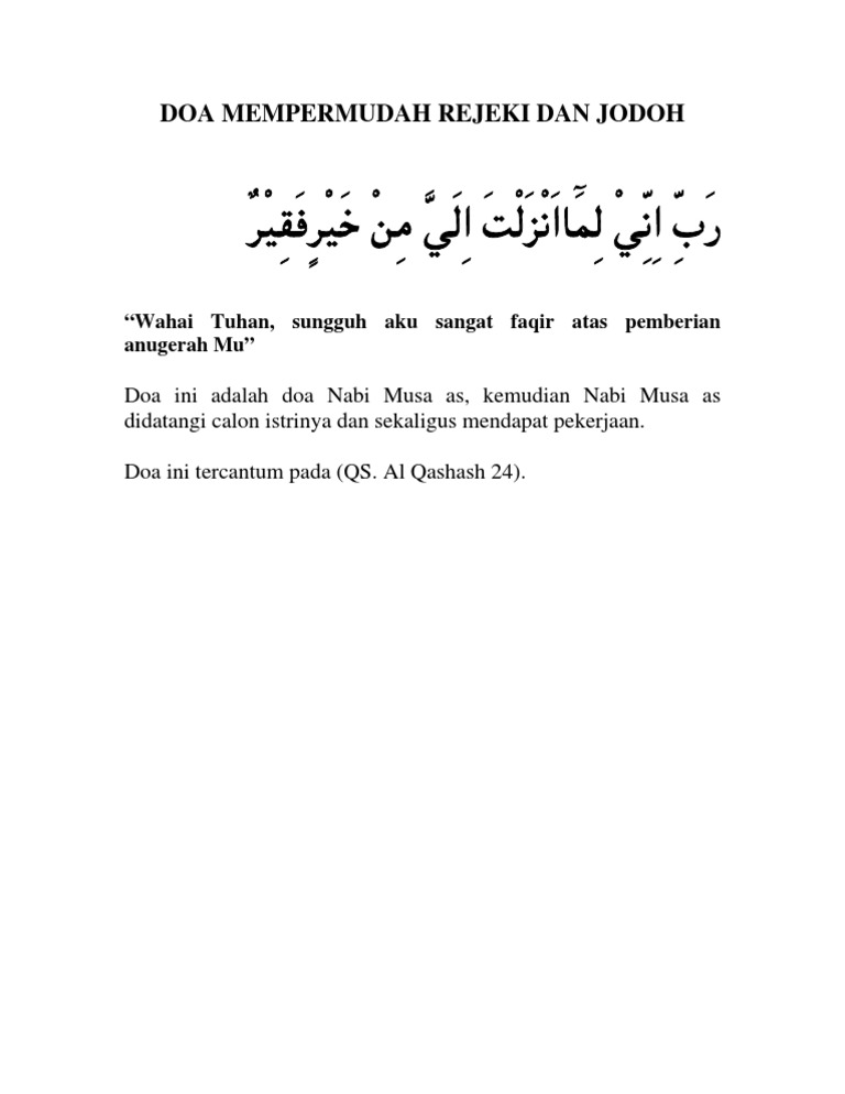 Doa Jodoh Kata Kata Cinta