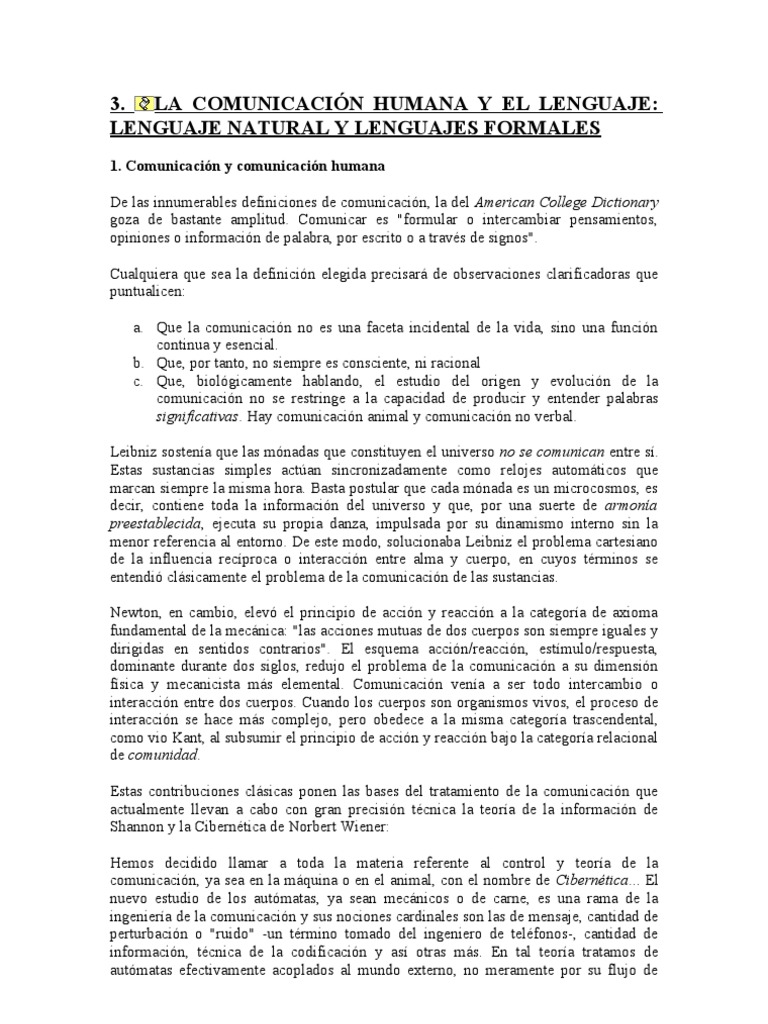 Comunicación y lenguaje humano | PDF | Aquisición de idioma | Comunicación