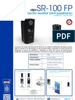 Folleto SR-100 FP (Anti-Passback)