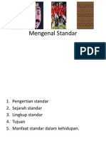 Mengenal Standar