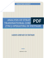 Analysis of Strategy of TNC Canon Vietnam