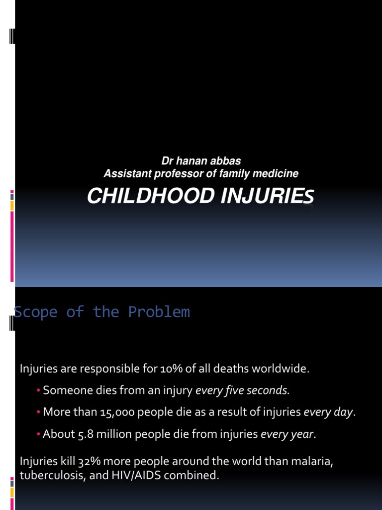 Childhood Injury Statistics and Prevention | PDF | Child Care ...