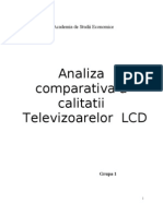 Analiza Comparativa a Calitatii Televizoarelor LCD