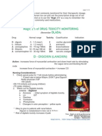 Magic 2's of Drug Toxicity Monitoring