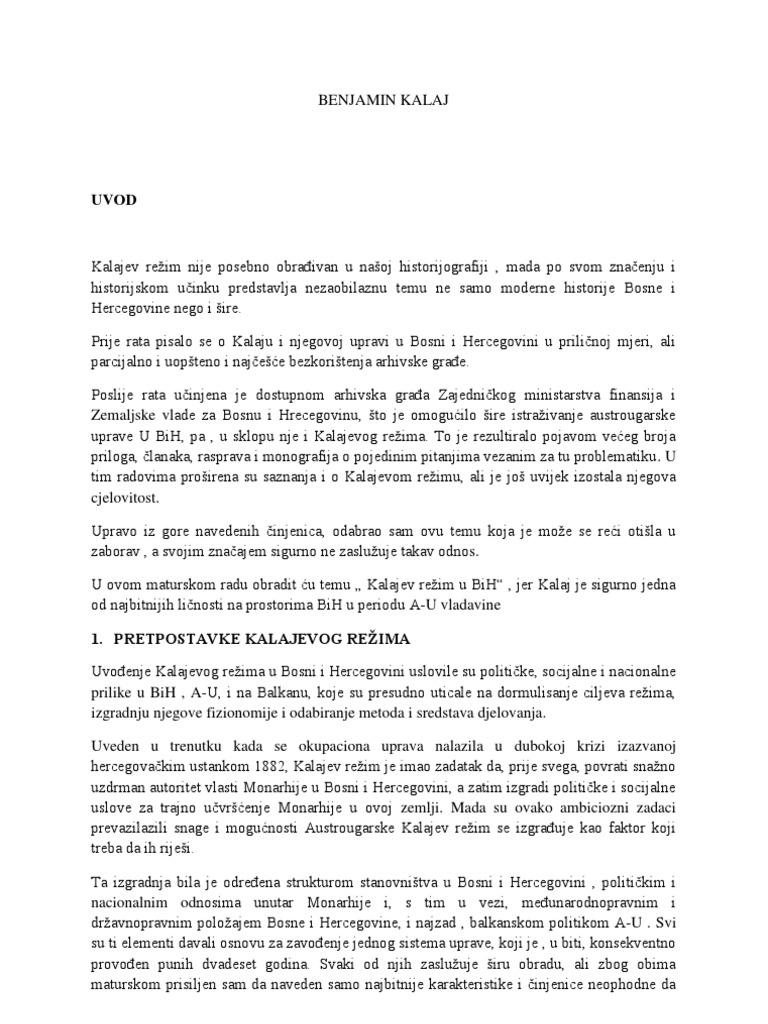 Benjamin Kalaj | PDF