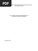 Antenna Azimuth Position Control System Modelling, Analysis