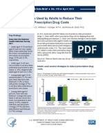 Strategies Used by Adults to Reduce Their Prescription Drug Costs