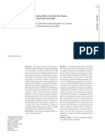 Bases para Uma Politica Nacional de CT&Inovação em Saúde - Reinaldo Guimarães