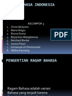 Ragam Bahasa Indonesia