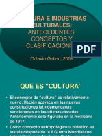 Octavio Getino Cultura e Industrias Culturales