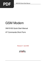 GSM Modem XM1510S-B00-103 Manual