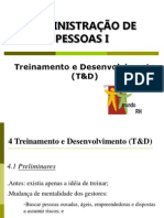 Treinamento e Desenvolvimento