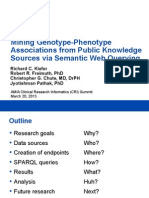 Mining Genotype-Phenotype Associations From Public Knowledge Sources