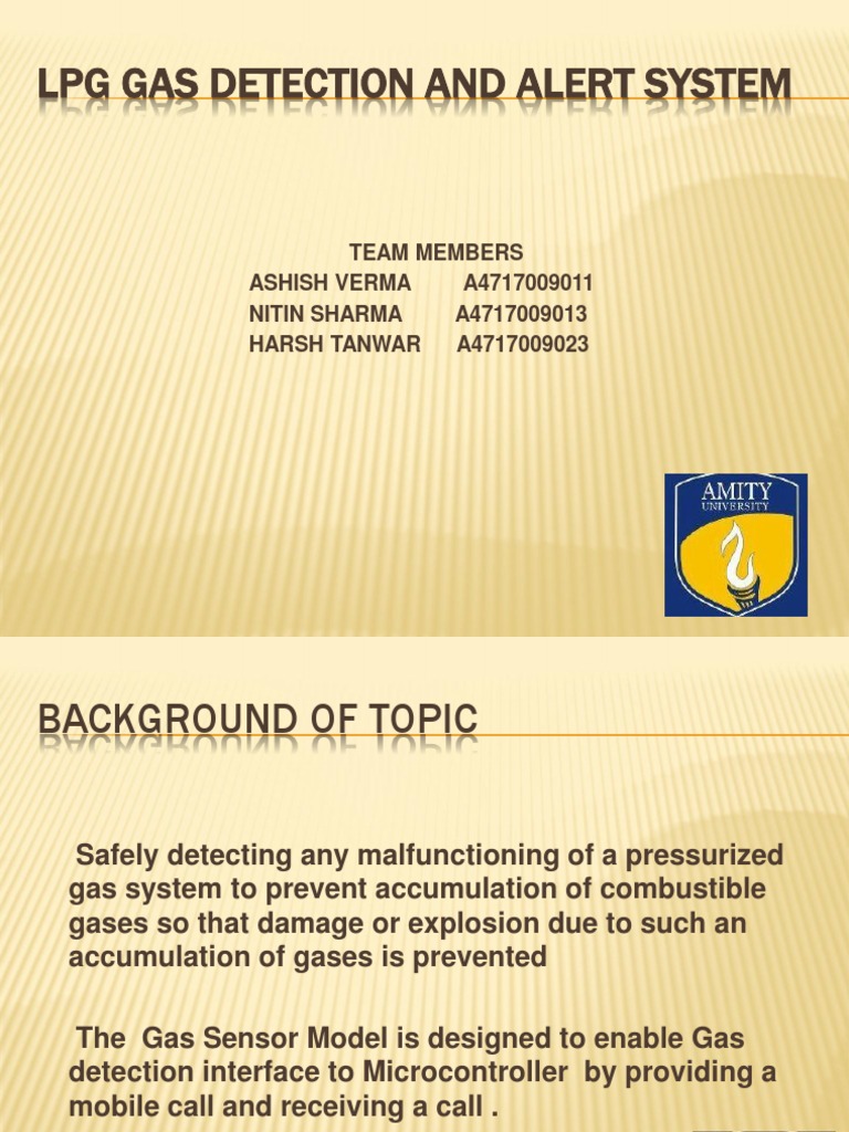 LPG Gas Detection and Alert System PDF