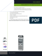 ICD-MX20: Memory Stick® Pro™ Duo Digital Voice Recorder