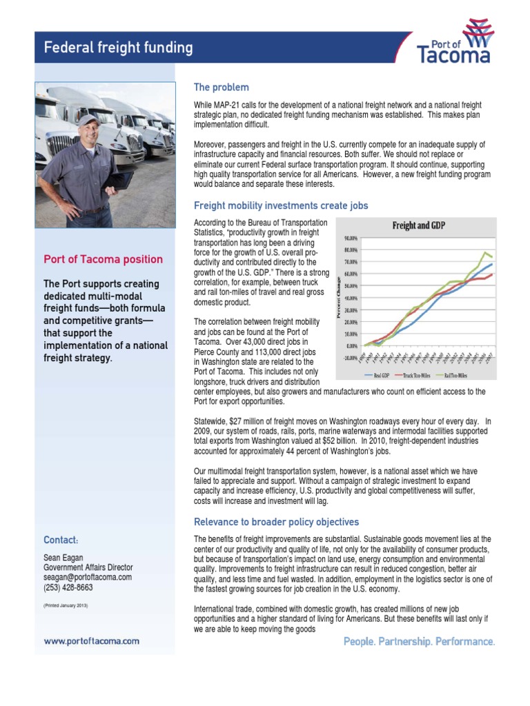 Federal Freight Funding | PDF | Competitiveness | Transport