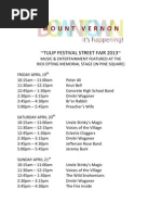Download Entertainment Schedule Tulip Fest Street Fair by Mount Vernon SN134927414 doc pdf
