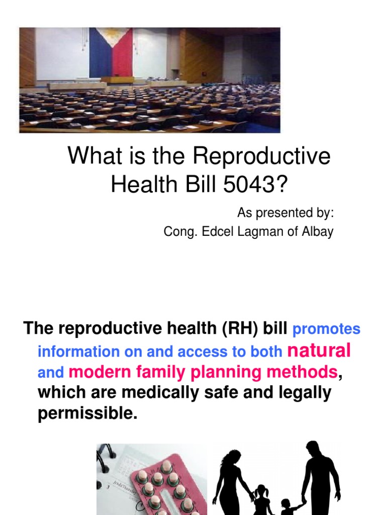 essay about reproductive health bill