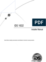 IDS 1632 Installer Manual 700-256-02K Issued September 2009 1