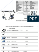 IMEX-SVC06 Plus: Main Specifications Standard Accessories