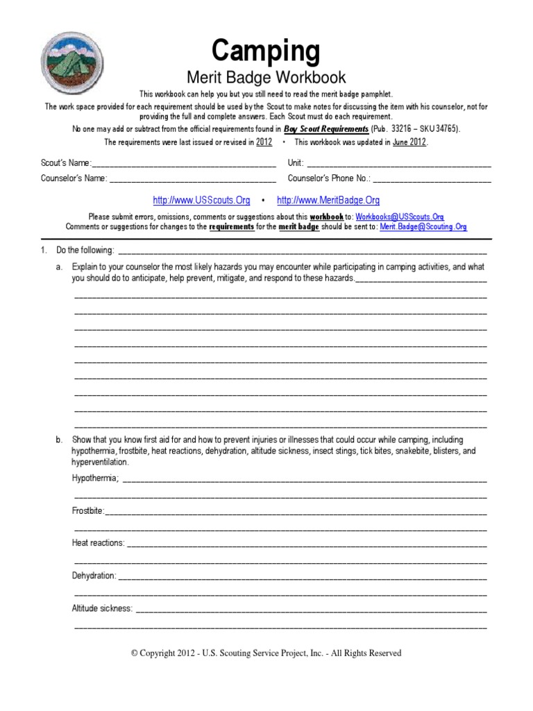 camping-merit-badge-workbook-pdf-boy-scouts-of-america-camping