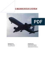 Airline Reservation System: Submitted To: Submited by