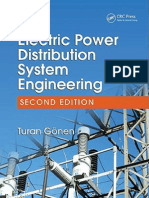 Electric Power Distribution System Engineering Turan Gonen