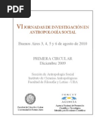 Jornadas de Investigación sobre Antropología Social