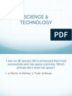 Science and Technologies