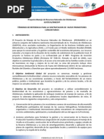 TDR Promotores Comunitarios PROMAREN PDF