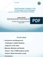 Standardizing Phenotype Variable in the Database of Genotypes and Phenotypes