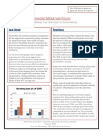 Apanese Onetary Olicy: HAT S Aking This Experiment So Xperimental