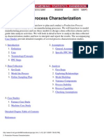 3. Production Process Characterization