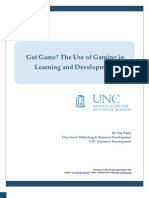 Got Game?  The Use of Gaming in Learning and Development