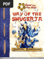 Oriental Adventures - Way of The Shugenja