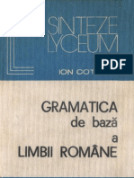 Gramatica de Baz a Limbii Romane Ion Coteanu