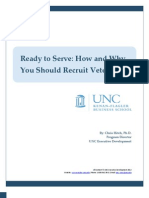 Ready To Serve: How and Why You Should Recruit Veterans