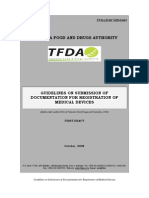 TFDA Guideline For Registration of Medical Devices - MORO Final