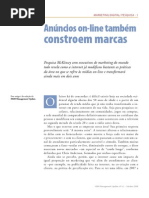 Anúncios on-line também constroem marcas