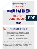 Normas Covenín 2000