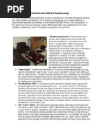 Download 10 Differences between Chines and American business styles by carlos1955 SN13501275 doc pdf