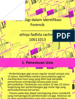 Peran Gigi Dalam Identifikasi Forensik