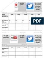 OCR Weekly Planner Template