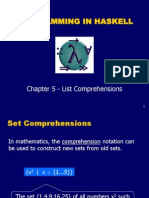 Programming in Haskell: Chapter 5 - List Comprehensions