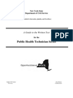 Public Health Technician Test Guide